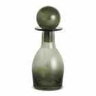 Garrafa De Vidro Decorativa Cinza 25 5 Cm | Formosinha